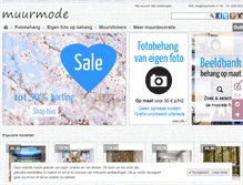 Tablet Screenshot of muurmode.nl